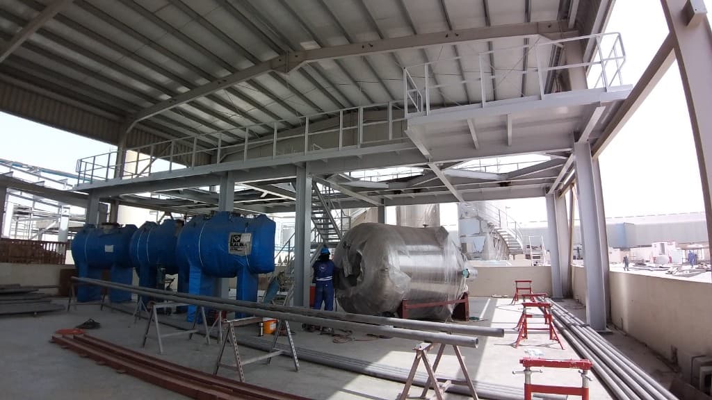 Structural Steel for Plant Expansion