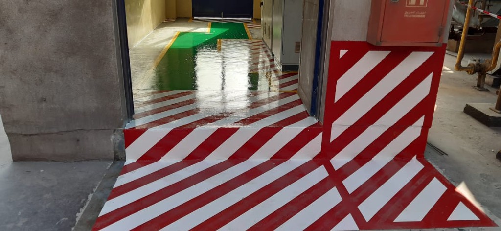 Boiler Room Access Marking
