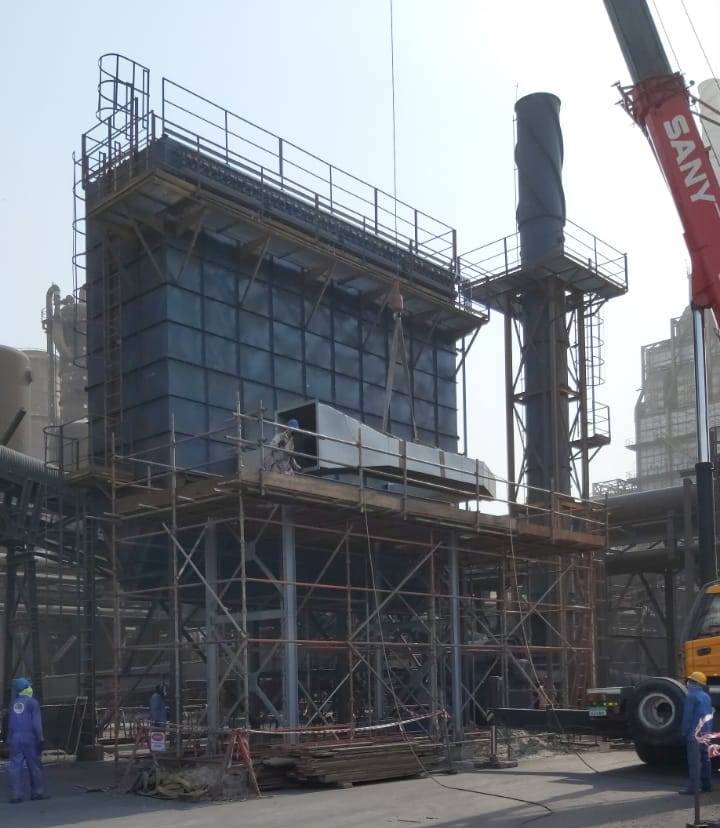 Bag House Casing Installation
