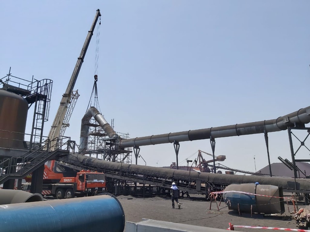 Conveyor Ducting Installation