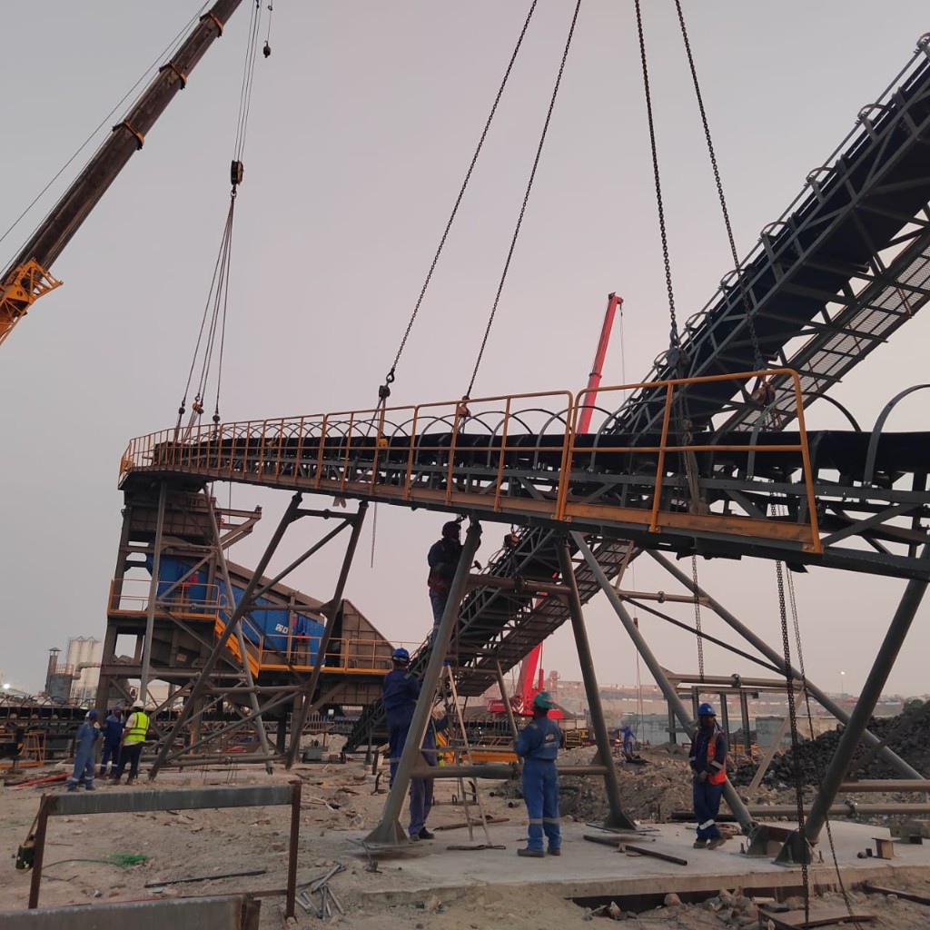 Conveyor Gallery Erection