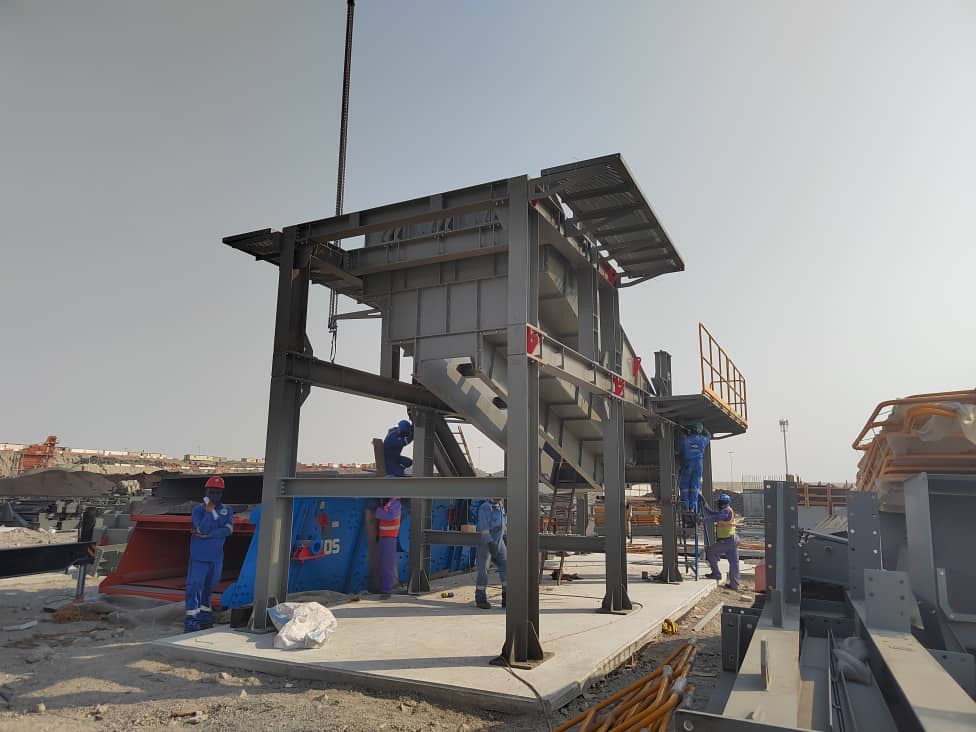Frame Assembly on Slab