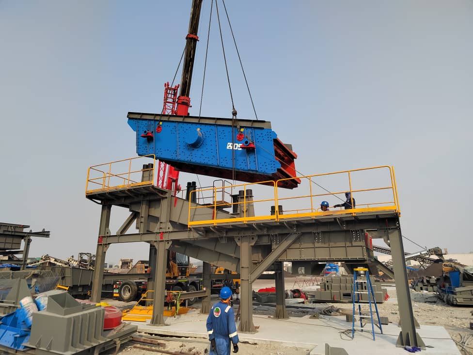 Vibrating Screen Installation