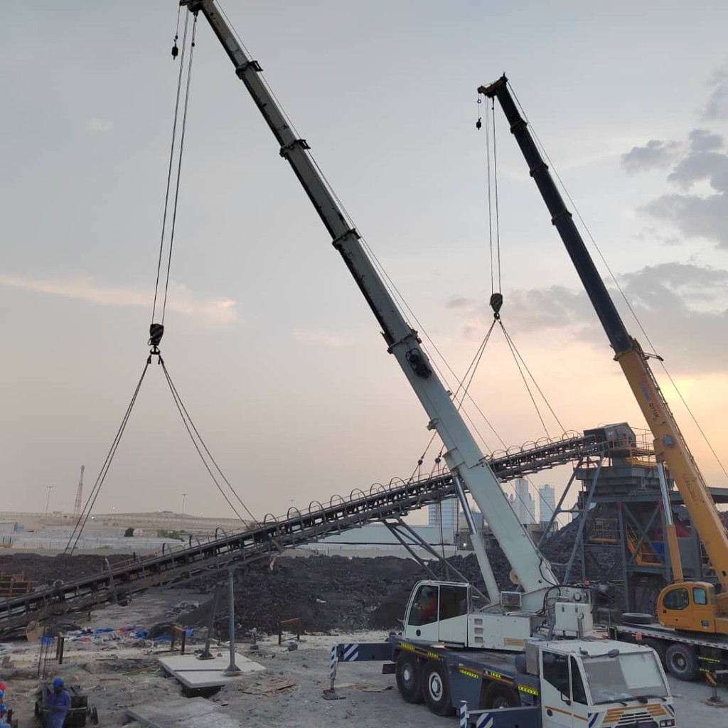 Dual-Crane Conveyor Lift