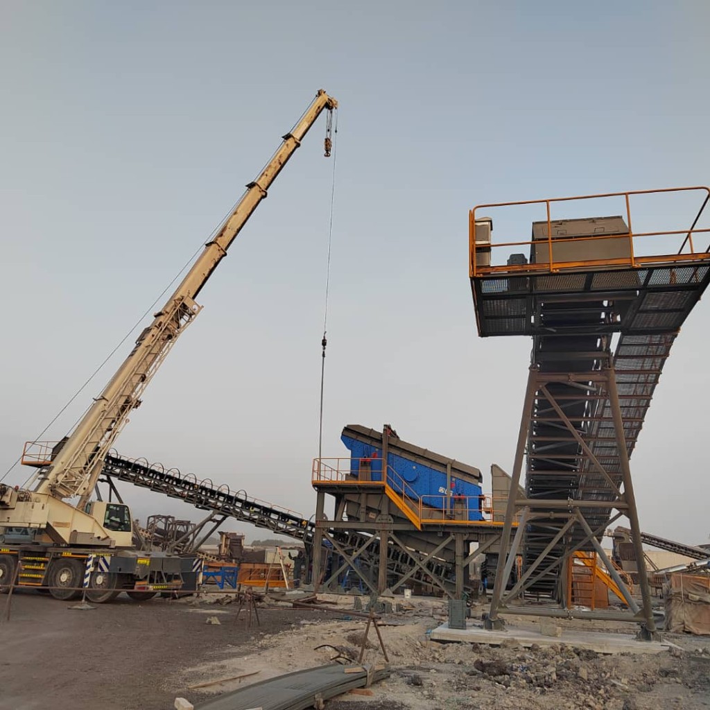 Plant Erection in Progress
