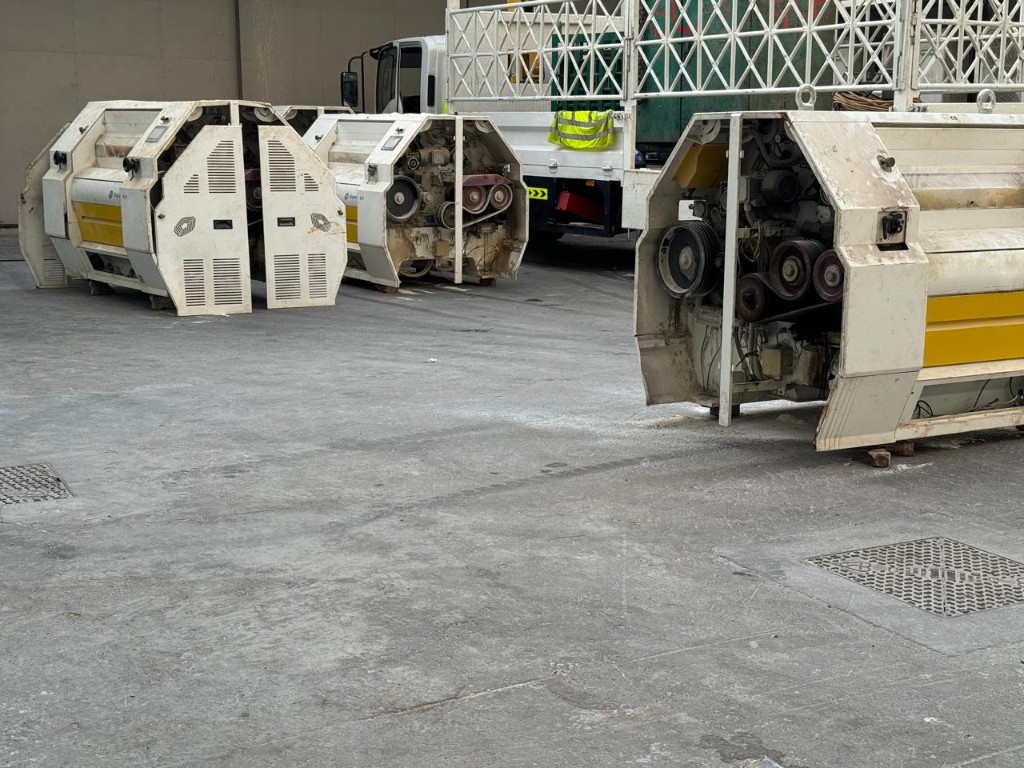 Mill Units After Removal