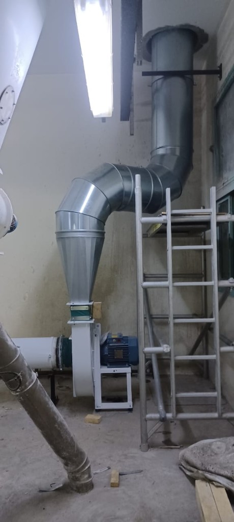 Dust Duct and Fan Installation