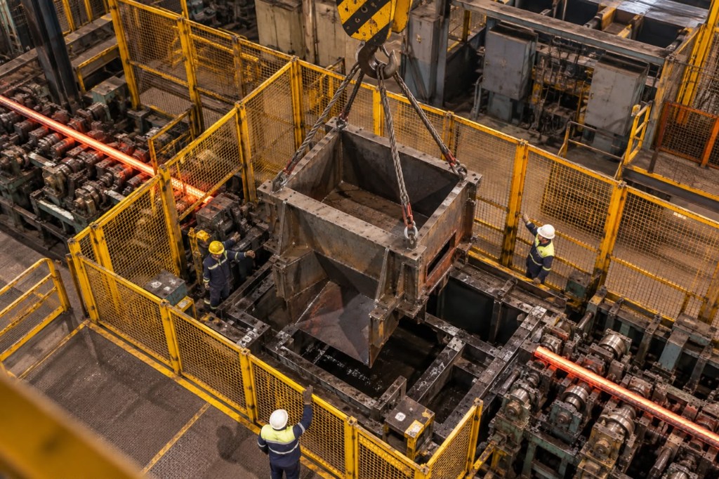 Chute Lifting and Replacement
