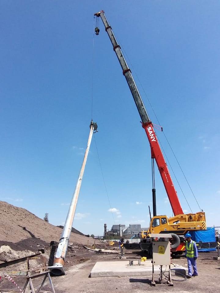 Light Pole Installation