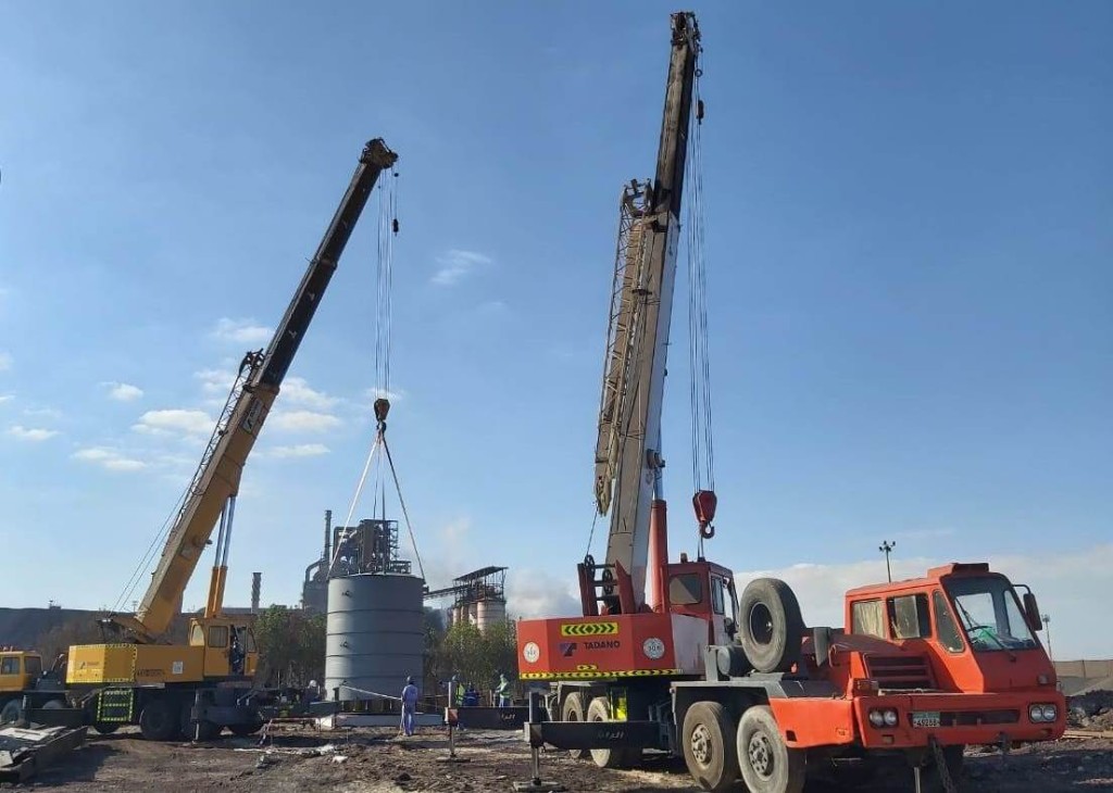 Cooling Tank Erection